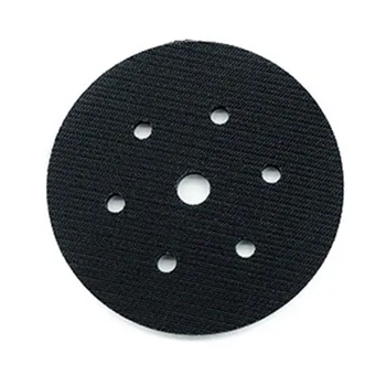 1Pc Lixar Disco de Backup Pad 6inch 7 Furos Esponja Interface Pad de Hook&Loop For Electric Sander Polidor de Ferramentas de Poder Peças