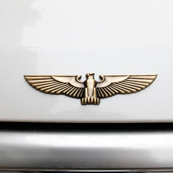 1Pcs 3D Águia Carro Emblema, a Grande Águia de Asas de Metal, Adesivo, Águia Voando Liga de Zinco Decalque Emblema de Carro, Caminhão, Motocicleta