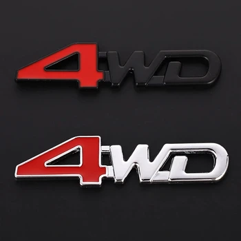 1X 4WD Metal Adesivo 3D Cromado Emblema Emblema do Decalque Estilo Carro para a Mercedes W203 W204 W205 Benz W211 Cadillac ATS SRX CTS Volkswa