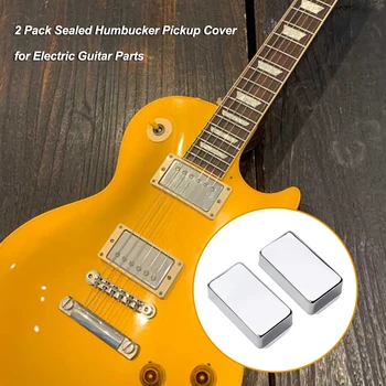 2Pcs de Guitarra Elétrica de Captação de Cobre Caso de Caixa de um Instrumento Musical de Peças de Reposição
