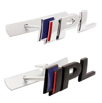 3D Metal IPL Logotipo da Grade Dianteira do Carro Emblema Emblema Adesivo de Decalques de Acessórios Para o Infiniti Q50 Q50L Q30 Q70 G25 QX60 QX70 FX35 FX37