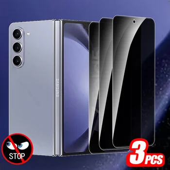 3Pcs Privacidade de Vidro Temperado Para Samsung Galaxy Z Fold5 5G Protetor de Tela Tampa do Filme SamsungZFold5 Galax ZFold5 ZFold 5 vezes 5
