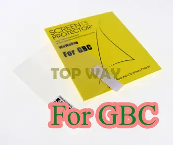 50PCS Plástico Protetor de Tela LCD Película Protetora Para Gameboy Color Para GBA GBA SP GBC GB GBP Para a GBM Console