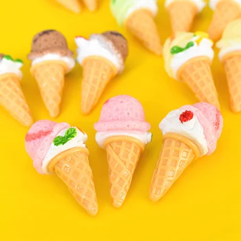 5pcs Casa de bonecas em Miniatura sorvete Copos de Alimentos da Cozinha Acessórios 1:12 Mini milk-shake de sorvete de Cozinha Brinquedos