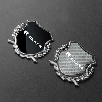 A decoração do carro escudo Protetor Emblema Autoluxe Proprietários Emblema do Clube para a Mercedes R de CLASSE série Estilo Etiqueta Lado de acessórios para carros