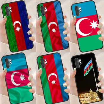 Azerbaijão Bandeira Case Para Samsung Galaxy S21 Ultra S20 FE Nota 10 Mais S8 S9 S10 Nota 20 S22 Ultra Fundas