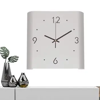 Canto Relógio de Parede LED de Duplo Lado Digital, Relógio de Parede, Com 3 Cores de Luz de Canto Relógio de Parede Para Quarto, Cozinha, decoração da Casa
