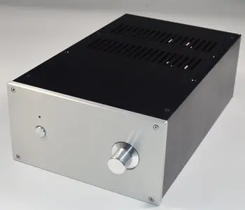 Chassi de alumínio DIY hi-fi de Caixa de Projeto de Amplificador de Potência Caso o Tamanho 351*225*120MM