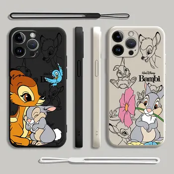 Disney Bambi Bonito o Caso para Xiaomi Redmi 10 10C 10A 9 K40 Pro 9C 12 4G 9T 9A 9I Praça Líquido Coque Capa Capa de Silicone