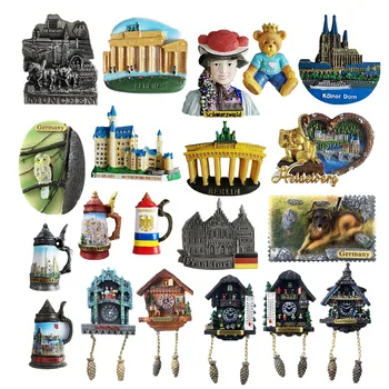 Europa Alemanha Ímãs de Geladeira Recordações para Turistas Artesanato ímã de Geladeira Artigos de Decoração Artesanato