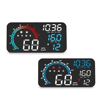 G11 HUD Head-Up Display GPS do Carro Display Alarme excesso de velocidade a Velocidade de Condução Universal