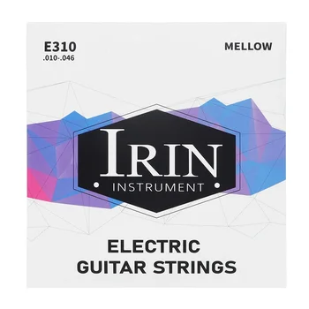 IRIN Elétrico de Cordas de Guitarra E310 Hexagonal da Liga Suave Guitarra Cadeia do Aço de Carbono Elevado Núcleo do Fio de Cadeia de Acessórios para Guitarra
