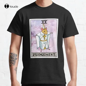 Julgamento Meme De Cartão De Tarô Clássico T-Shirt De Algodão T-Shirt Personalizada Aldult Adolescente Unissex Digital De Impressão De Camisetas Camisas De Mulheres