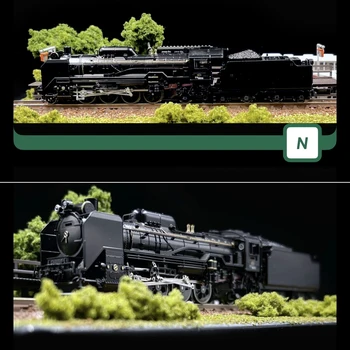 KATO Modelo do Trem N Escala 1/160 2016-Um D51 Locomotiva a Vapor Nº 498 Preservação Máquina com Decoração Vice-Lâmpada Modelo do Trem de Brinquedo
