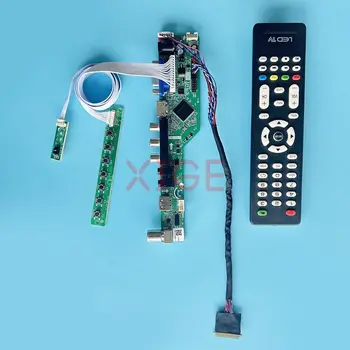 LCD Driver de Controlador de Placa de Ajuste LTN101NT02 LTN101NT05 TV Analógica 1024*600 10.1