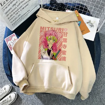 Mitsuri hoodies mulheres de Lã 2023 estilo coreano estética de agasalho de moletom mulheres harajuku camisola