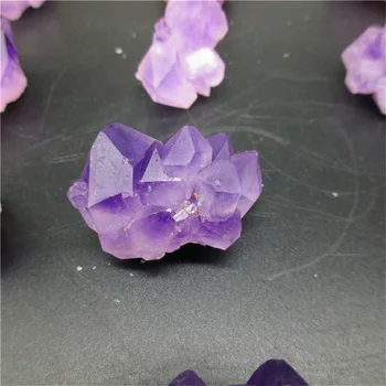 Natural Ametista Flor Mineral Amostra Irregular De Cristal De Cura Energética Bruxaria De Matérias-Primas De Pedra