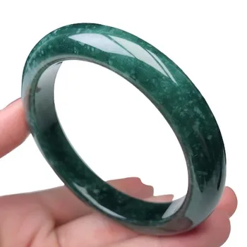 Natural de Mianmar Jade 54mm-62mm pulseira requintado princesa pulseira para enviar namorada para enviar mãe Hetian jade
