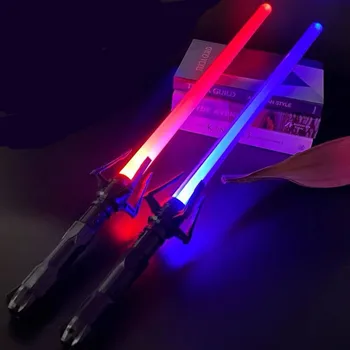 Novo Laser Espada de Brinquedo Estrela Espada de Luz Luminosa Fluorescente Haste Haste do Laser Crianças a Espada de Brinquedo Guerra de Presente ao ar livre Brinquedos Escalável