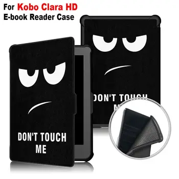 Para o KoBo Clara HD 2018 Inteligente Folio, Capa de 6 polegadas E-book Reader Caso Funda, à prova de Choque Escudo Protetor Automático de Sono/Despertar