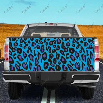 Personalizado Leopard Impressão Carro Cauda Tronco Proteger Vinly Adesivo Decalque de Carro, Capa de Corpo Inteiro Decoração Autocolante para JIPE Off-road, a Picape