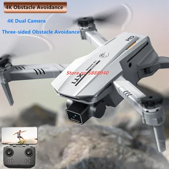 Profissional 4K HD, Câmera Dupla de Três lados para Evitar Obstáculos Quadcopte Avião Dobrável Mini Drone Brinquedo VS XT9 K3 RG101 Presente Para Criança