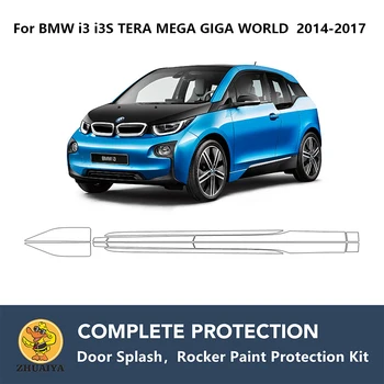 Pré-cortados embaladeiras de Proteção de Pintura Clara Sutiã Guarda do Kit de TPU PPF Para a BMW i3 i3S TERA MEGA-GIGA MUNDO 2014-2017