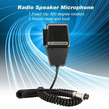 Quente Walkie-talkie Microfone CM4 de Rádio CB Microfone com alto-Falante Microfone Para Uniden Automática Walkie Talkie Entrega Rápida