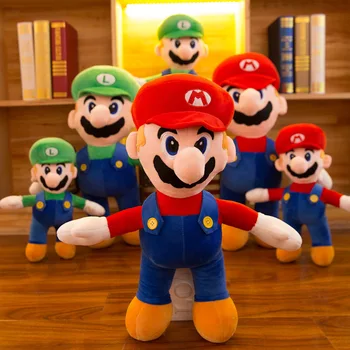 Super Mario Bros Brinquedos de Pelúcia do Mario Lugi Recheado de Bonecas Brinquedos para crianças de Natal de presente de aniversário Apresenta