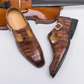 Venda quente de Homens Vadios Europa América Respirável Casual Sapatos para Banquetes Sapatos dos Homens de Couro Genuíno de Negócios Sapatos