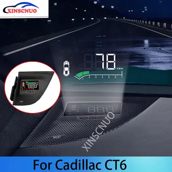XINSCNUO Carro HUD Head Up Display Para Cadillac CT6 2016 2017 2018 2019 OBD Velocímetro Projetor Aéreo computador