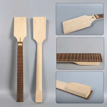 Yinfente Guitarra Baixo do Pescoço 20fret 32polegadas Maple Escala em Rosewood Escala Pá de Cabeça