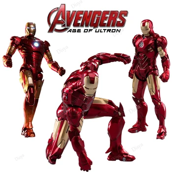 ZD Brinquedos de alta qualidade Vingadores Homem de Ferro, Incrível Ultimate Homem-de-Ferro de PVC Figura de Ação Colecionáveis Modelo de Figura de Ação de Coleta de